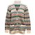 Saint Laurent Cardigan aus Woll-Mohair-Mischung Creme & Multicolour Größe US XS