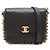 Borsa a tracolla Chanel Small Quilted Calfskin Framing Chain Flap Nera Nero