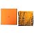 Sciarpa in seta Hermès Orange Marine Et Cavalerie 90 Arancione - vista 8