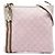 Borsa a tracolla Gucci GG Canvas Web Jolicoeur rosa
