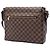 Borsa a tracolla Louis Vuitton District MM in Damier Ebene marrone - vista 2