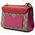 Borsa a tracolla Gucci Small GG Supreme Padlock Rossa Rosso - vista 2