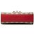 Borsa a tracolla Gucci Small GG Supreme Padlock Rossa Rosso - vista 3