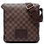 Bolso bandolera Louis Vuitton Damier Ebene Brooklyn PM Marrón Castaño