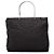 Tote Borsa Prada Tessuto con manico in metallo marrone