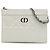 Borsa a tracolla White Dior Macrocannage Diamond Calfskin Caro Every Dior Bianco