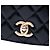 Borsa a tracolla Chanel Mini My Sweet CC in pelle di vitello lucida nera Nero - vista 5