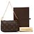 Borsa Louis Vuitton Monogram Mini Pochette Accessoires marrone - vista 8
