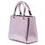 Borsa Lady Dior Medium in vernice metallizzato microcannage viola Porpora - vista 2