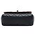Sac bandoulière Chanel Small Quilted Lambskin Cocovado Ribbon Chain Flap Black Noir - vue 3