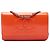 Borsa a tracolla Chanel CC Patent Caviar Wallet On Chain Arancione