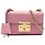 Borsa a tracolla Gucci Small Guccissima Padlock rosa