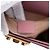 Borsa a tracolla Gucci Small Guccissima Padlock rosa - vista 5