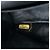 Borsa a tracolla Chanel Medium Classic Chevron Lambskin So Black Double Flap nera Nero - vista 5