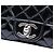 Borsa a tracolla Chanel CC Quilted Patent East West Wallet On Chain nera Nero - vista 5