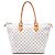 Borsa Tote White Louis Vuitton Damier Azur Saleya MM Bianco