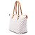 Borsa Tote White Louis Vuitton Damier Azur Saleya MM Bianco - vista 2