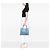 Borsa Double Satchel Saffiano Large blu Prada - vista 6