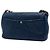 Borsa Chanel Small Lambskin Elegant Chain Single Flap blu - vista 2