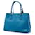 Borsa Prada Medium Saffiano Lux Galleria Blu - vista 2