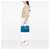 Borsa Prada Medium Saffiano Lux Galleria Blu - vista 6