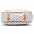 Borsa a tracolla Louis Vuitton Damier Azur Galliera PM bianca Bianco - vista 3