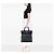 Tote in nylon nero Gucci Diamante Web - vista 7