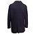 Marineblauer Chanel Baumwoll-Rippstrick-Cardigan Größe FR 48 - Ansicht 3