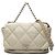 Borsa Chanel Maxi Lambskin 19 Flap Grigia Grigio