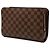 Pochette Louis Vuitton Damier Ebene Saint Louis Marrone - vista 2