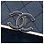 Borsa a tracolla Lady Coco Flap in Caviar e Scamosciato con cuciture CC Chanel blu - vista 5