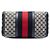 Borsa Boston e borsa satchel Gucci Medium GG Canvas Web beige - vista 3