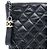 Clutch Chanel Gabrielle O Case in pelle di vitello invecchiata nera Large Nero - vista 7