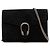 Borsa a tracolla Dionysus in scamosciato nero Gucci con catena