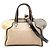 Borsa Fendi Mini Canvas Colorblock Chameleon Beige