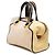 Borsa Fendi Mini Canvas Colorblock Chameleon Beige - vista 2