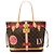 Borsa Tote Louis Vuitton Monogram Summer Trunks Neverfull MM marrone