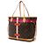 Borsa Tote Louis Vuitton Monogram Summer Trunks Neverfull MM marrone - vista 2