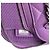 Borsa crossbody per telefono con zip in agnello trapuntato CC Chanel viola Porpora - vista 6