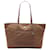 Tote Prada Tessuto con tasca marrone