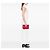 Pochette/Clutch Saint Laurent Chevron Leather Monogram Zip A5 Wristlet Rosso - vista 5