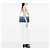 Borsa Satchel Prada Vitello Daino blu con zip - vista 6