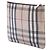 Pochette in tela Burberry House Check beige - vista 2