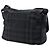 Borsa a tracolla in nylon Burberry Smoke Check grigio - vista 2