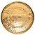 Chanel CC Sunburst Medaillon Brosche vergoldet Golden - Ansicht 2