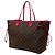 Borsa Tote Louis Vuitton Monogram Ikat Neverfull MM marrone - vista 2