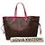 Borsa Tote Louis Vuitton Monogram Ikat Neverfull MM marrone - vista 7