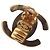 Orecchini a clip Chanel CC placcati oro con chiusura Turn Lock D'oro - vista 4