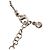 Collana con pendente Chanel CC in ottone e strass argento - vista 4