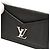 Schwarzer Louis Vuitton Lockme Kartenhalter aus Kalbsleder - Ansicht 7